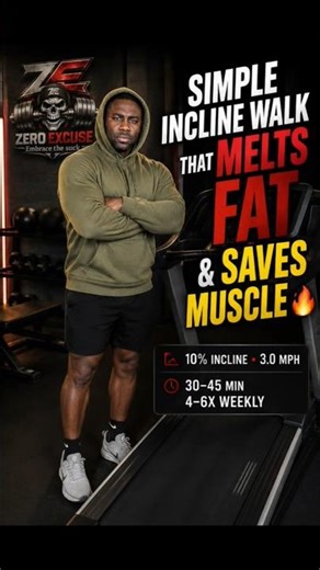 Simple Incline Walk That MELTS Fat & Saves Muscle #walkingworkout