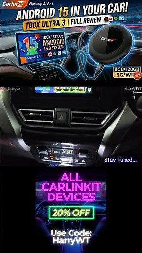 Carlinkit TBox Ultra 3 | The Ultimate Android Box for Your Car! #shorts