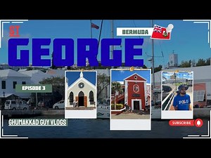 EP 3 Walking Tour of St. George, Bermuda Old Town Tour, History, Local Food Vlog 2025