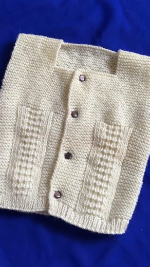 Beautiful and easy half sweater design #knittig #idea #creative #handmade #easyknitting #shorts #diy