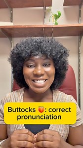 8.7K views · 294 reactions | Now we can say buttocks correctly #learnenglish #englishteacher #ingles #buttock | Adaeze Nwadike | Facebook