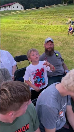 Little boy tells Lil Show what to do ...