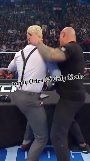 randy Orton vS Code Rhodes😱🔥 #wwe #shortsfeed
