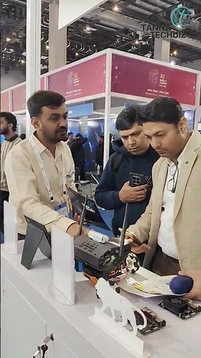 We showcase Jetson AGX Thor & Orin Module | Day 3 AI Impact Summit 2026 #Shorts