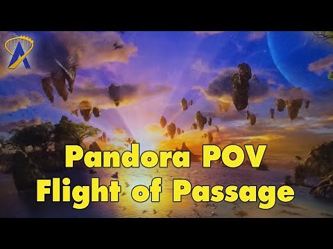 Avatar Flight of Passage POV in Pandora at Disney's Animal Kingdom