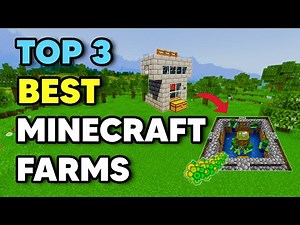 TOP 3 BEST MINECRAFT FARMS TUTORIAL (1.21)