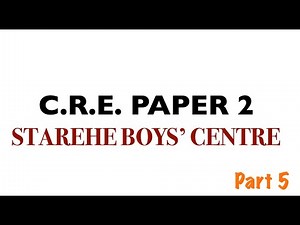cre paper 2 | cre paper 2 topical questions | cre paper 2 sample | cre paper 2 questions and answers