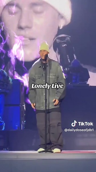 Justin Bieber's Emotional Performance of Lonely Live
