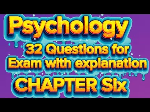 Psychology Chapter 6 MCQs:Personality Exam Questions