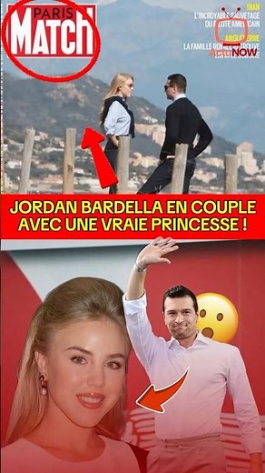 Jordan Bardella en couple… avec une vraie princesse ! #france #actualité #breakingnews
