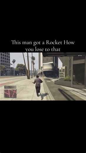 This man got a Rocket How you lose to that #gta #gtaonline #gaming