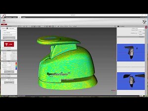 Automated 3D Inspection with a structured light 3D scanner
