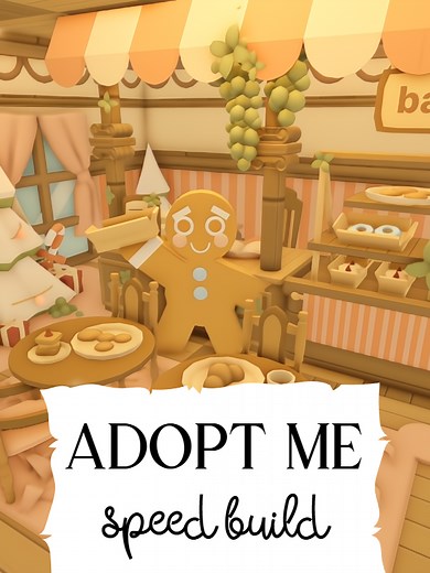 Christmas Gingerbread Bakery Tour 🥐 Roblox Adopt Me! ♡ Build Details: ♡ Budget: 8236 ♡ House Type: Tiny House ♡ Full Speed Build (YouTube): @migite #adoptmefyp #migitebuilds #adoptmebuilds #adoptmebuilding #migite #adoptme #fypシ゚ #adoptmebuild #robloxadoptme #idea #fyp #winter #christmas #christmasdecor #adoptmechristmas #bakery #gingerbread #gingerbreadhouse