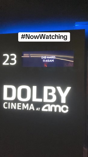 About to see my favorite Christmas-adjacent movie on the big screen for the very first time! When I saw that DIE HARD was back in theaters for one week, I just had to go! Had to go see Bruce Willis’ iconic performance in theaters. #movie #diehard #dolbycinema #brucewillis #johnmcclane #diehardfan #theater #movieday #atthemovies #christmasmovies #christmas #hansgruber #alanrickman #michaelkamen #amc #amctheaters