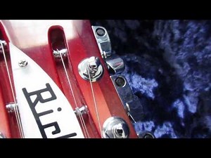 RICKENBACKER 370 FIREGLO 12 STRING LEFTY GUITAR RARE MINT SWEET