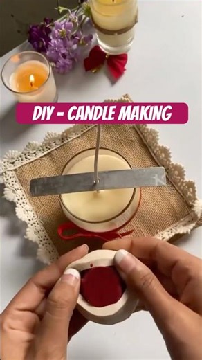 DIY - making scented candle #scent #handmade