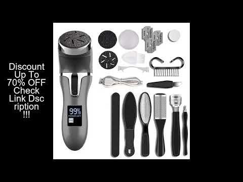 Electric Foot File Pedicure Machine Callus Remover Rechargeable Foot Heel Cracked Dead Skin Scrubber