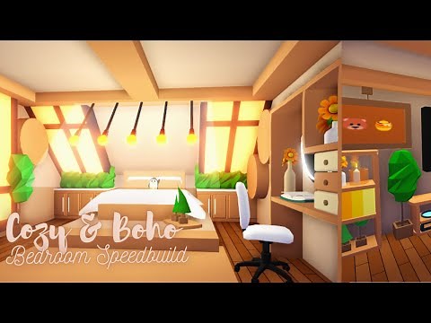 Cozy & Boho Bedroom Speedbuild ♡ Roblox Adopt Me