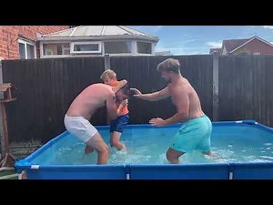 FAMILY WRESTLING MATCH (UNCLE CHARLIE BROKE THE POOL)
