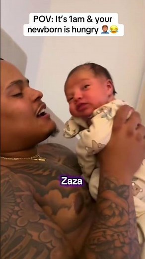 Zahmir vs zaza as a new born #Larobenz #baby #sachi #zaza