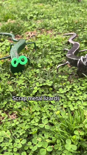Creative Scrap Metal Lizards: Art Inspiration