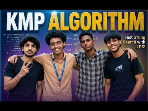KMP String Matching Algorithm in C | Complete Explanation with Code