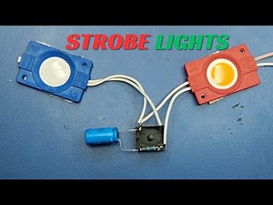 DIY STROBE LIGHTS WITH 12V RELAY