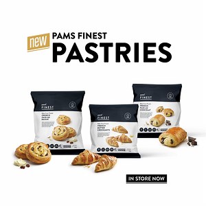 From the freezer to your plate in a little over 15 minutes, getting your hands on fresh pastries has never been more convenient!​ Using a traditional French recipe, our Pams Finest Pastries are made with real butter to create a light and flaky pastry. | Pams