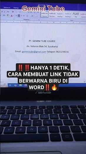 ONLY 1 SECOND, Change Hyperlink to NOT BLUE IN WORD‼️🔥