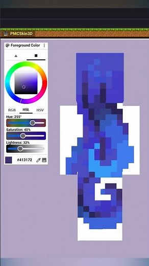 Shading curly hair (Princess Luna skin) 🌙