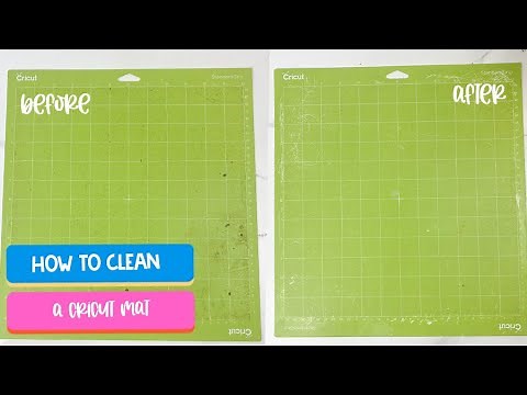 How To Clean Cricut Mats and BONUS make them stickey again!