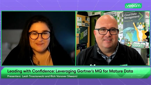 What's the Gartner® Magic Quadrant™ and why should it matter for your business? Leah Troscianecki and Rick Vanover share a special clip from Dave Russell on why it's so magical. 🪄✨ Watch now >> https://bit.ly/4mrd6Ut | Veeam Software