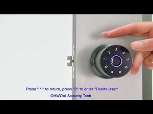 OHWOAI smart lock setup demo