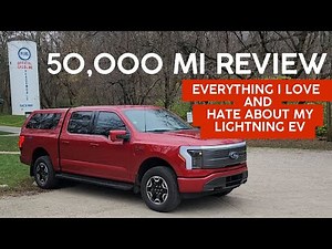 50,000 Mi Review Everything I Love and Hate about my 2022 Ford F-150 Lightning EV pickup