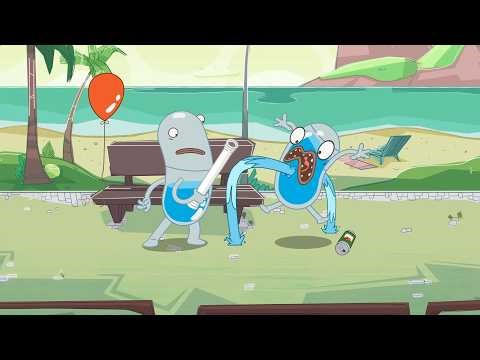 Static Electricity | HYDRO and FLUID | Funny Cartoons for Children