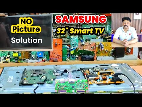 Samsung led tv blank screen problem | samsung led tv repair no graphics | led tv repair