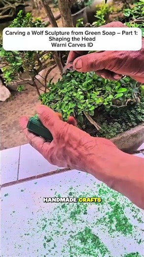 Carving a Wolf Sculpture from Green Soap – Part 1: Shaping the Head