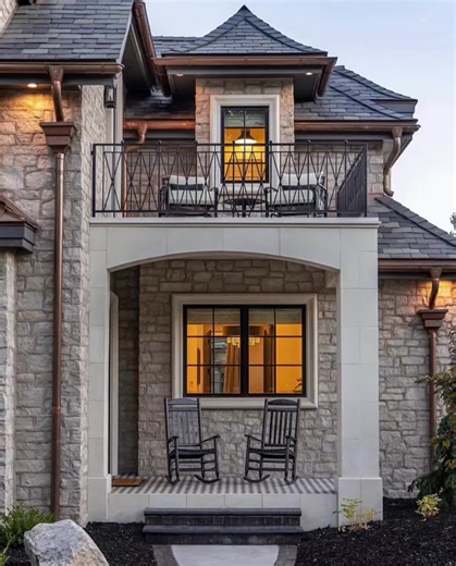 Exterior paneling to complete this perfect home. #precast #concretedesign #dreamhome #exterior #gfrc