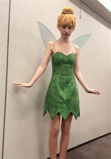 small me !! #tinkerbellcosplay #volunteer ⭐️🌷 | tinker bell costume
