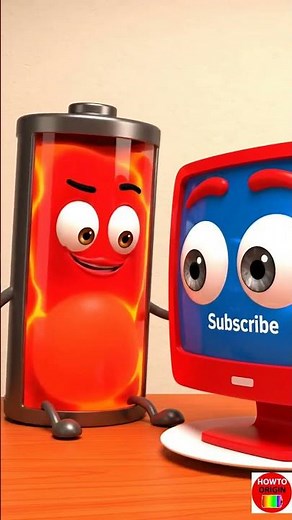 Overcharged Battery Charging a Computer Start Every Windows #shorts