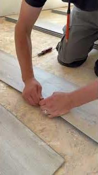 How to Cut SPC Flooring Around a Wall #flooring #qualityflooring #home #diy #interiordesign