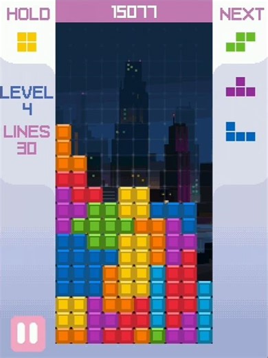 Tetris #9 Line Clear x3 #shorts