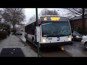 Demonstration Bus Exclusive! : NovaBus LFS Demonstration Bus 0055 On The B6 @ Bay Parkway
