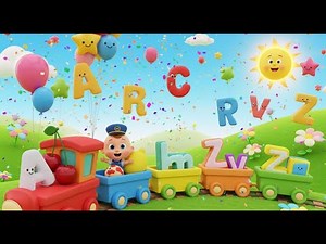 Toy Train ABC Song 🚂🔤 | Nursery Rhymes & Baby Songs | ABC Alphabet Learning for Toddlers & Kids