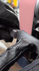 Sharpening a Kitchen Knife with a 1x30 VEVOR Belt Grinder 🔪 #asmrsatisfying #knivesdaily #sharpeningskills #asmrsounds #oddlysatisfying #knifesharpening #knifeskills #asmrvideo #knivesofig #knives #sharpening #sharpener #kitchenknife #kitchenknives #KnifeSharpener #pnw #vevor #beltgrinder #asmr #knifecommunity | Get Sharp USA