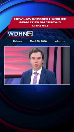 Alabama Governor Kay Ivey has signed a bill strengthening the punishment for DUI offenses and leaving the scene of a serious accident. #WDHN #news #alabama #dui
