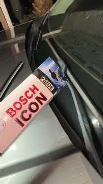 2022 Ford Maverick gets new Bosch Icon wiper blades. Super easy installation.
