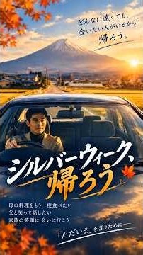 🎵 シルバーウィーク、帰ろう。「どんなに遠くても、帰りたい場所がある。」#シルバーウィーク #帰省 #故郷 #家族 #秋の歌 #日本の秋 #ただいま #家族の絆 #オリジナルソング #AI音楽 #MV