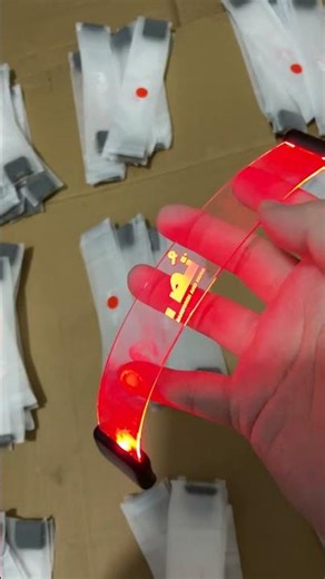 Custom LED Light Up Wristband Slap Bracelet Multicolor Flashing Wrist Band link in comment