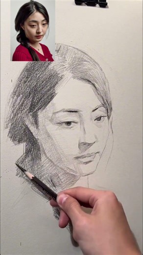 Girl Drawing #art #sketch #charcoaldrawing #art #drawing #pencildrawing #charcoalshading